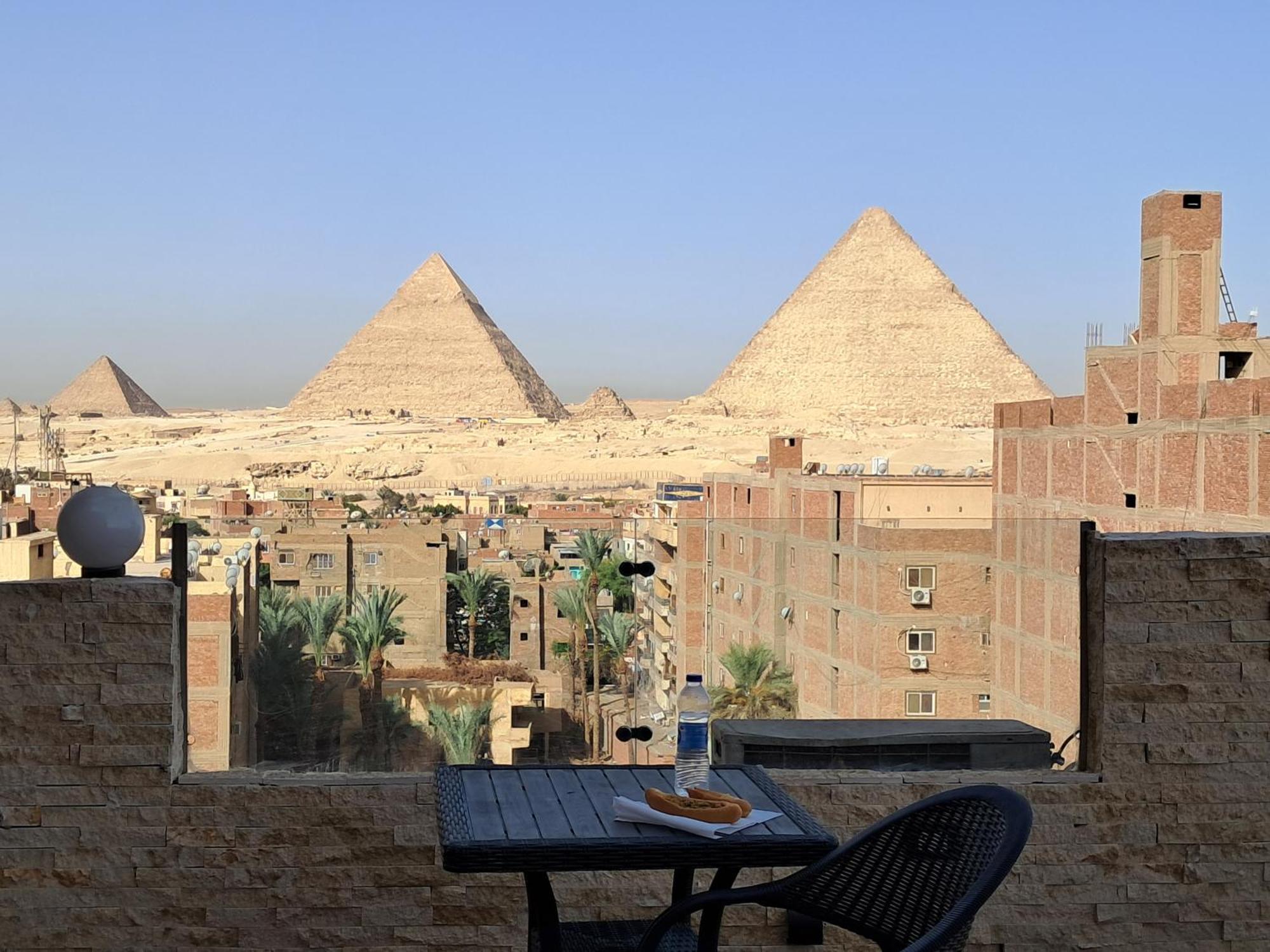 Piramide De Giza View Inn Kafret el-Gabal المظهر الخارجي الصورة