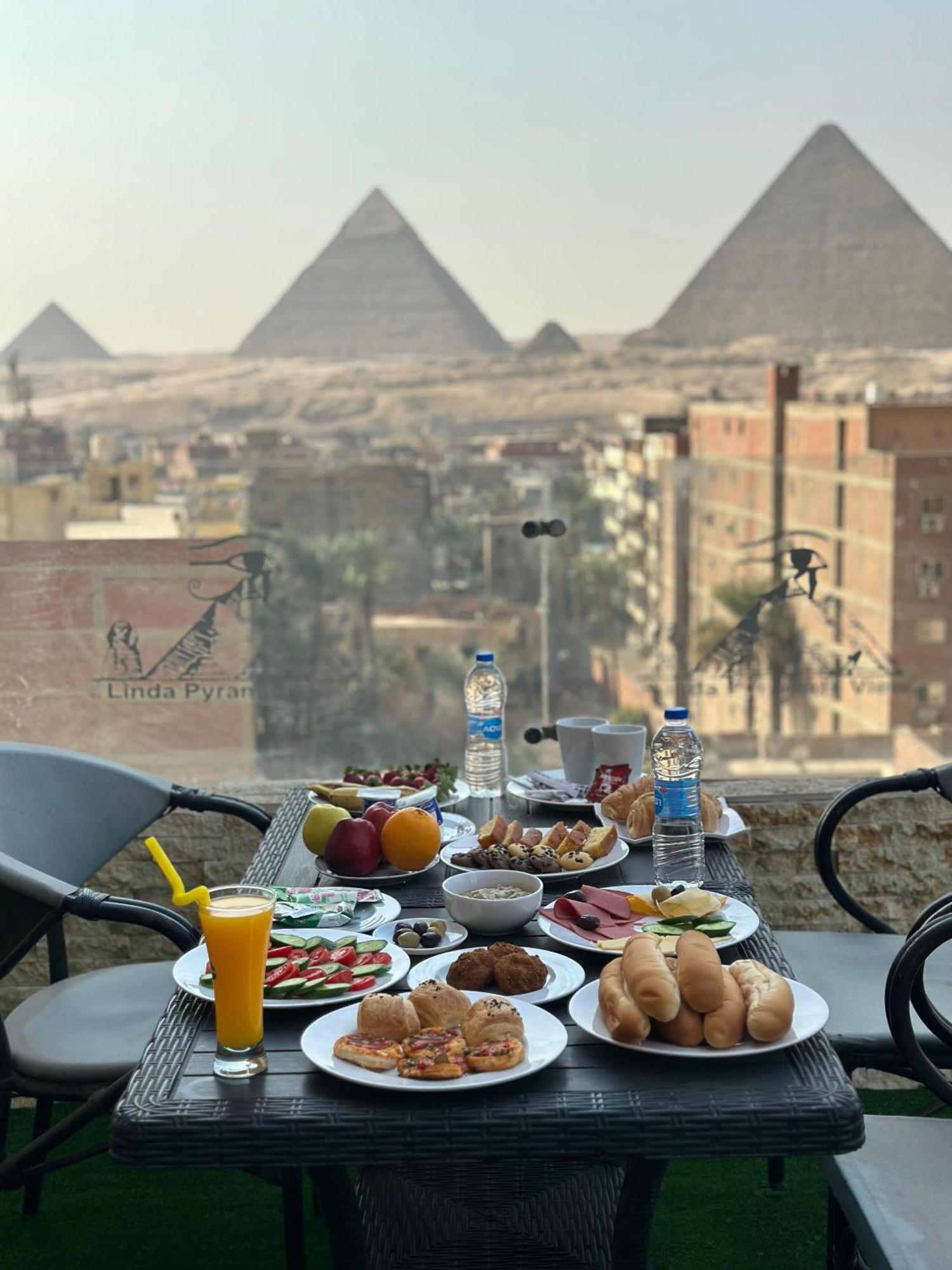 Piramide De Giza View Inn Kafret el-Gabal المظهر الخارجي الصورة